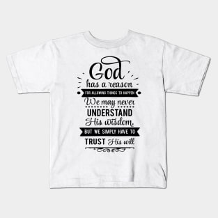 Trust GOD's WILL Kids T-Shirt